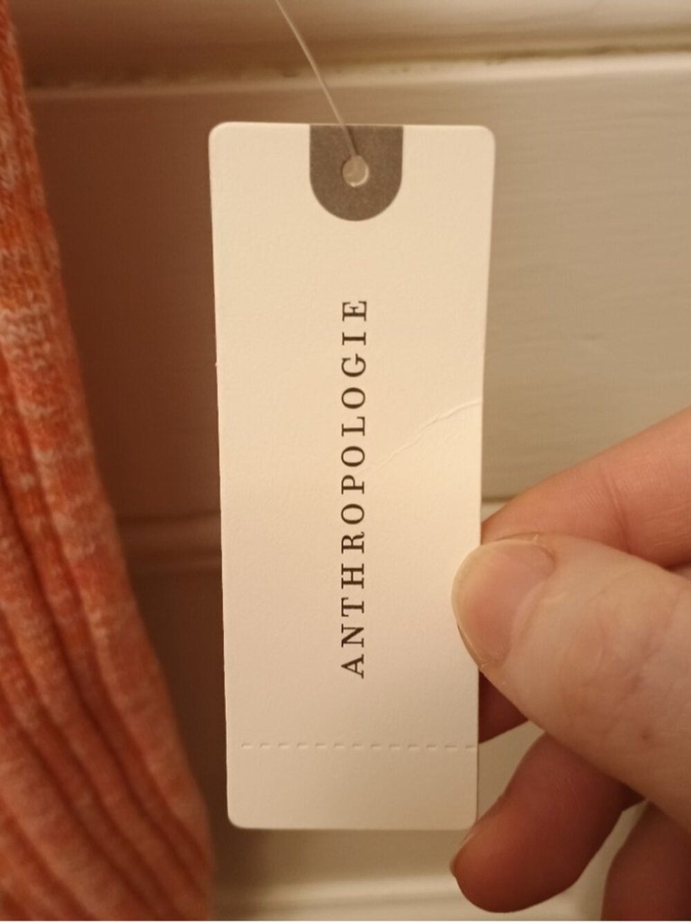 By Anthropologie Cotton Blend Knit Racerback Tank Top, Pink, Small, NWT - Picture 4 of 6